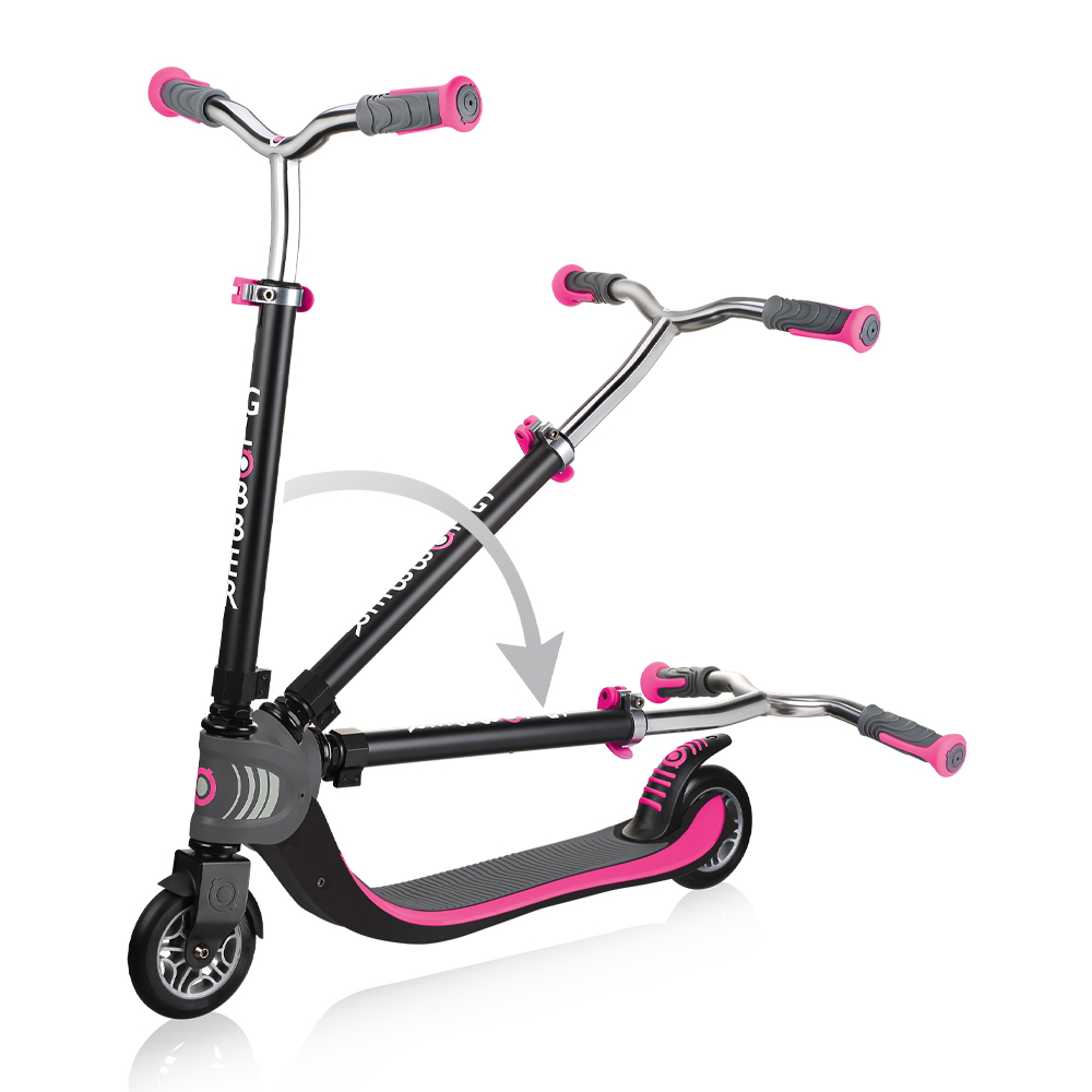 Xe Trượt Scooter GLOBBER FOLDABLE FLOW 125 – Đen/Hồng