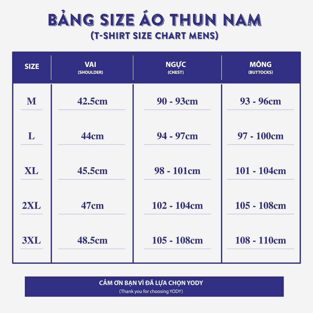 Áo ba lỗ nam YODY mùa hè mát mẻ nhiều size BLM5007