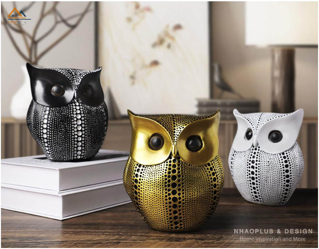 Tượng Decor Con Cú