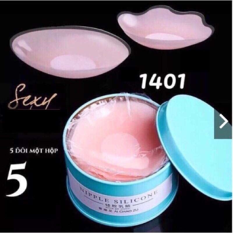 Bộ 2 Miếng Dán Ngực Che Nhũ Hoa Silicon