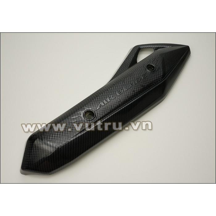 Che chắn pô carbon dành cho xe Air blade 2013