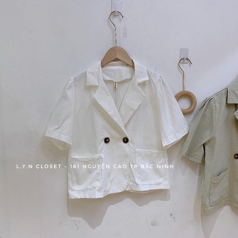 Áo sơ mi vét mỏng chất line hàng Quảng Châu