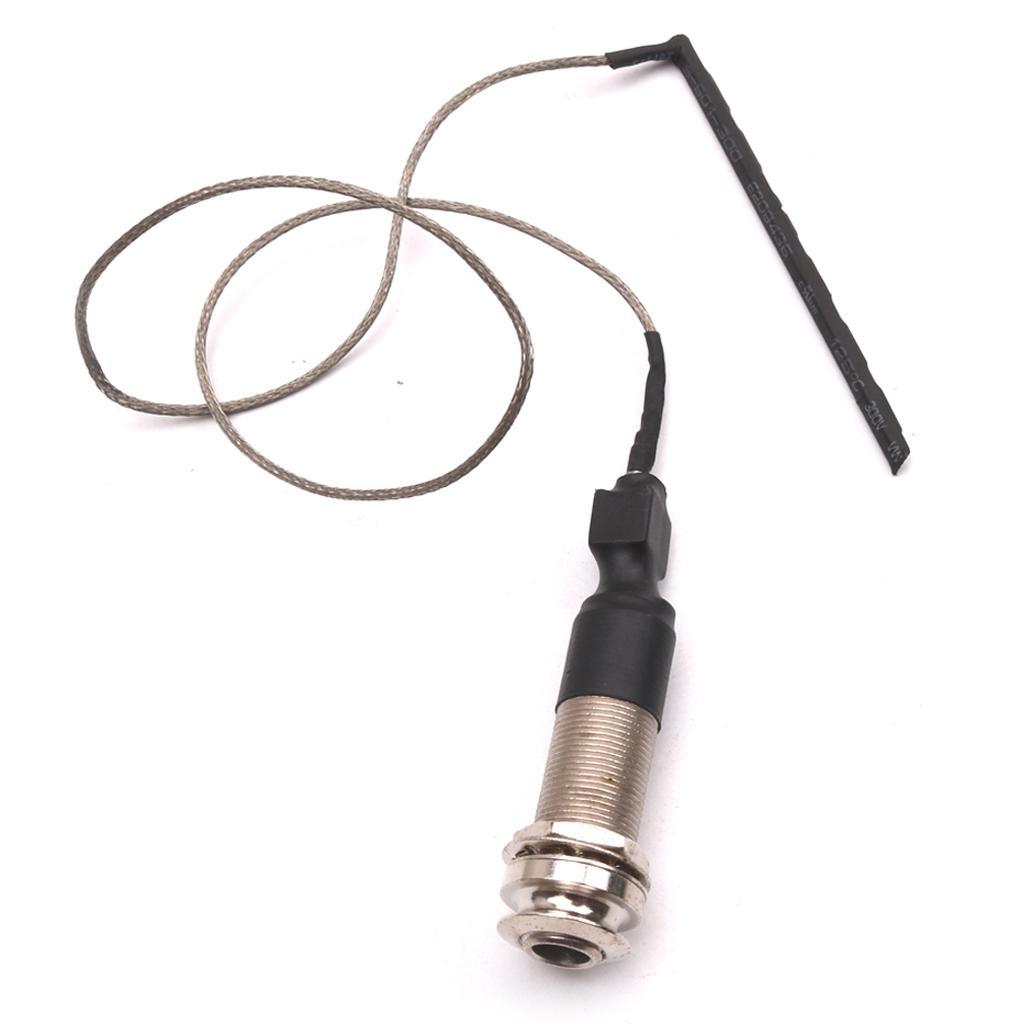 Equalizer   Plug Piezo Pickup for Acoustic Guitar  Parts Accessory