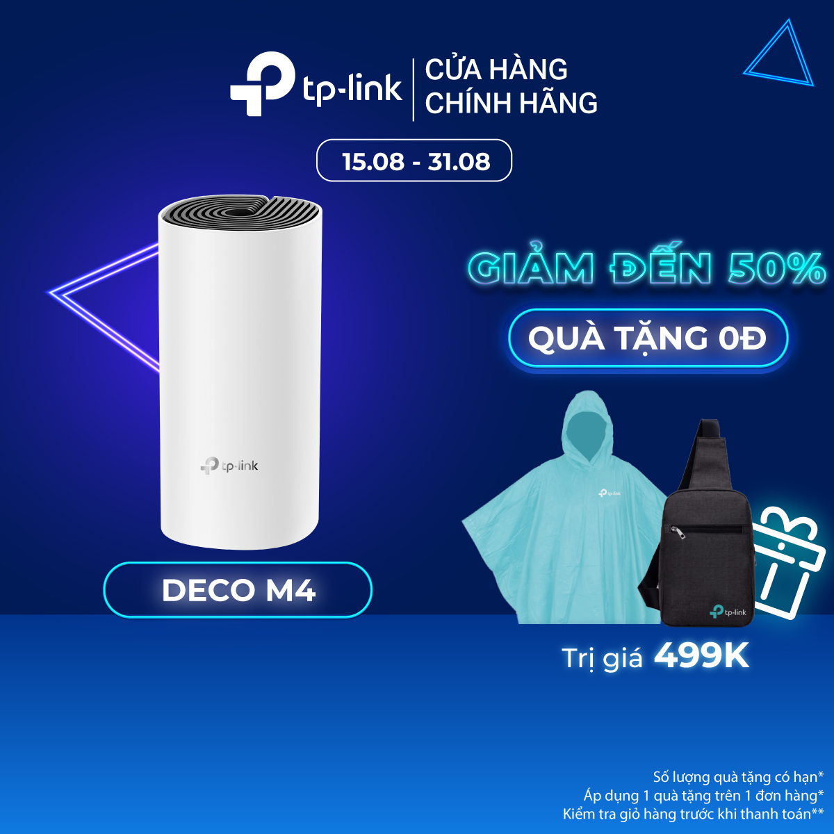 Bộ Phát Wifi Mesh TP-Link Deco M4 AC1200 MU-MIMO (1-pack) - Hàng Chính Hãng