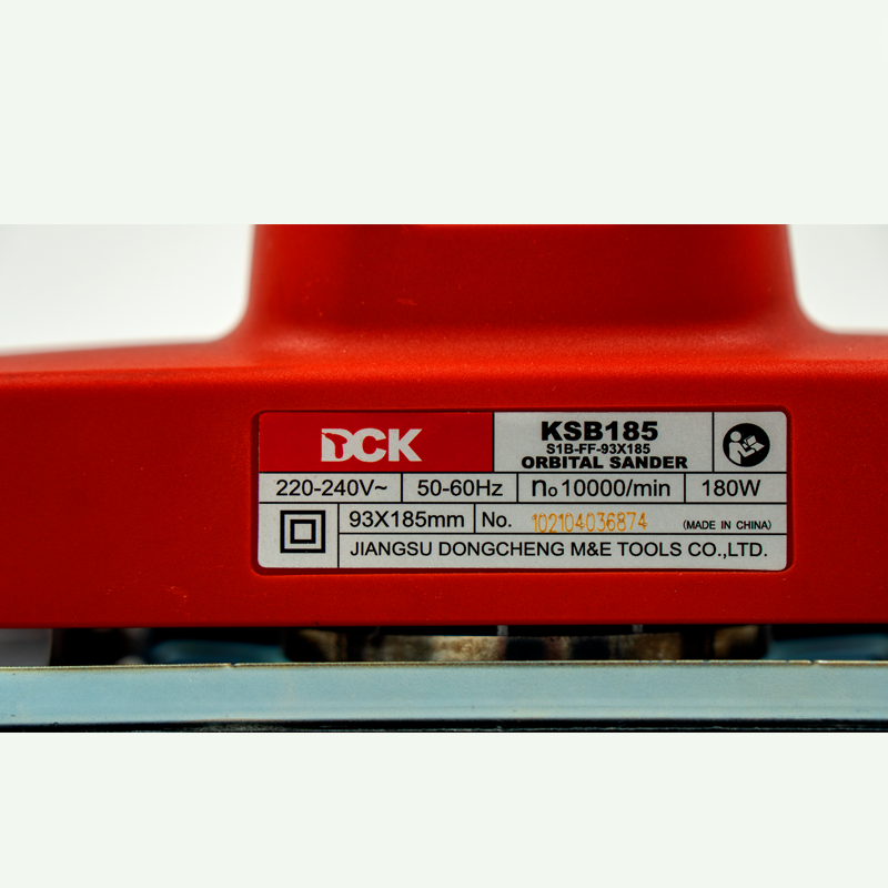 Máy chà nhám chữ nhật DCK - KSB185/185MM-180W