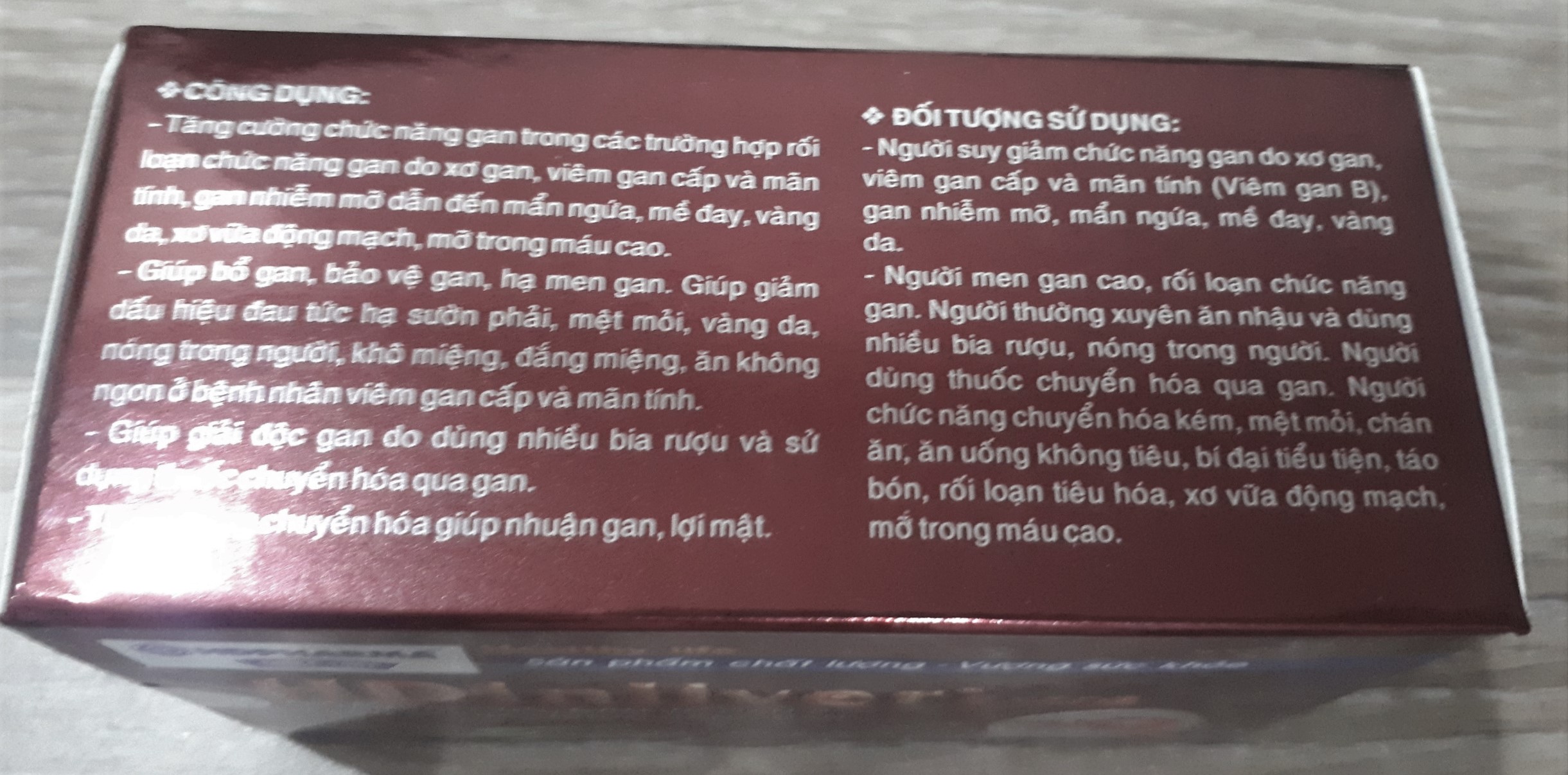 THỰC PHẨM CHỨC NĂNG – HD INLIVER EXTRA - GIÚP GIẢI ĐỘC GAN DO DÙNG NHIỀU BIA RƯỢU