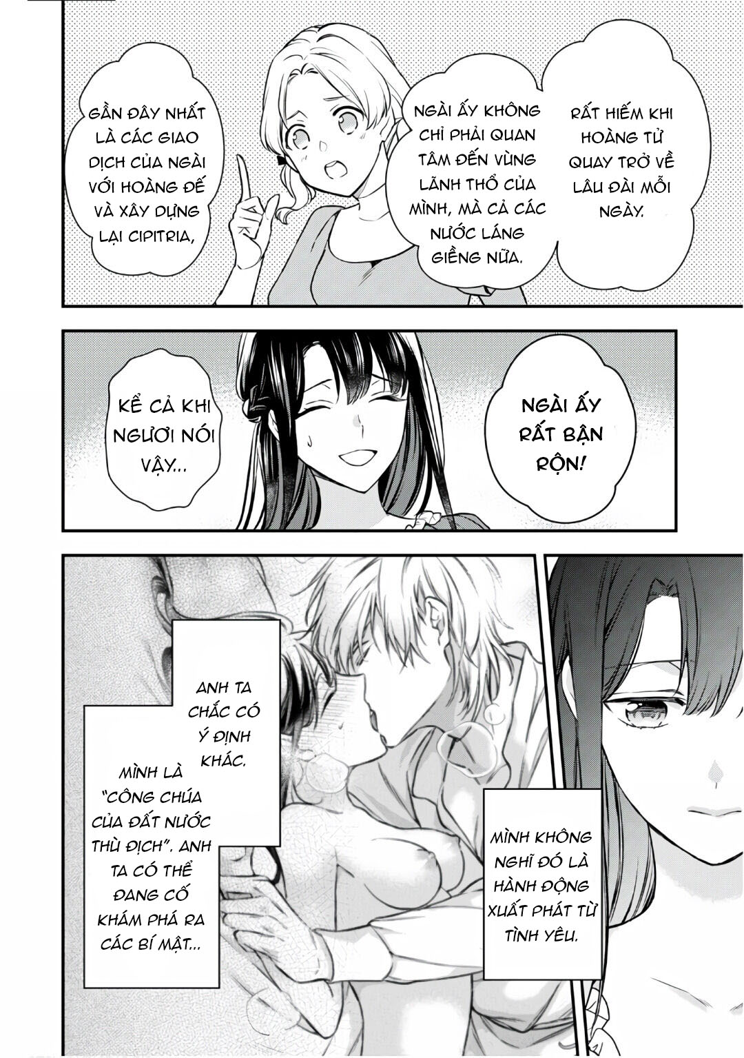 xuyên vào thế giới khác, trở thành thế thân cho công chúa rồi bị bạo chúa mang đi chapter 4.1 18