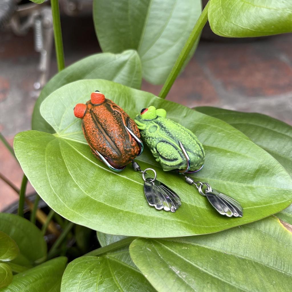 Nhái hơi thái lan mắt lồi 4cm / 7gr lưỡi titan Phukiencaulure25 nhái hơi câu lure mắt lồi siêu nhạy, lưỡi tian không rỉ