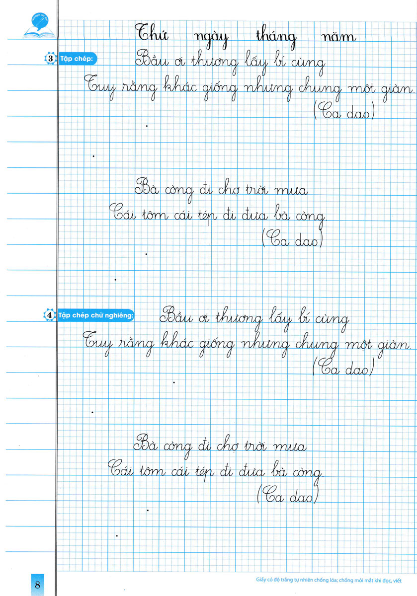 Vở Tập Viết Lớp 3 Toàn Tập  - HA