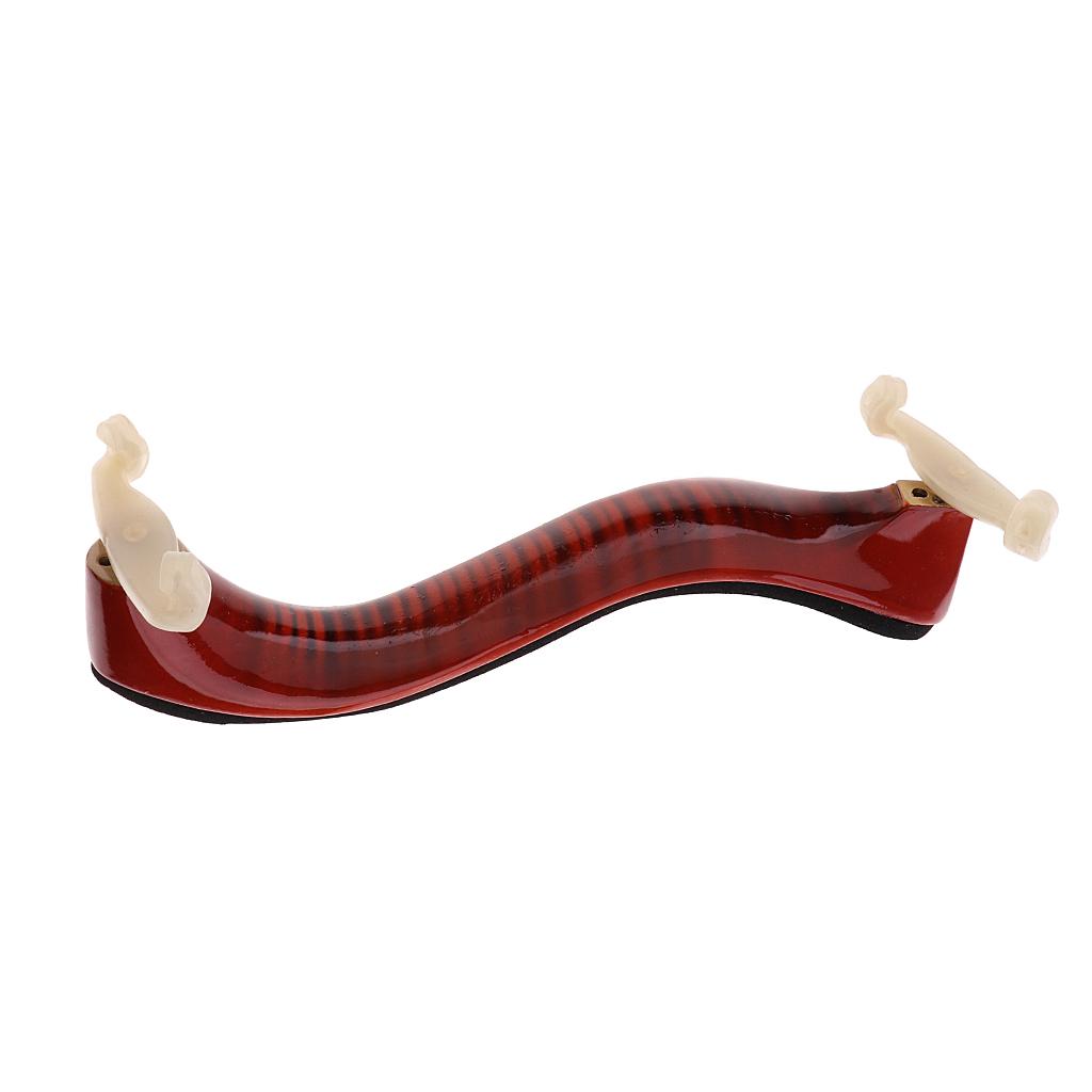 Wooden Violin Fiddle Replacement Shoulder Rest for 4/4 3/4 Scale Violin