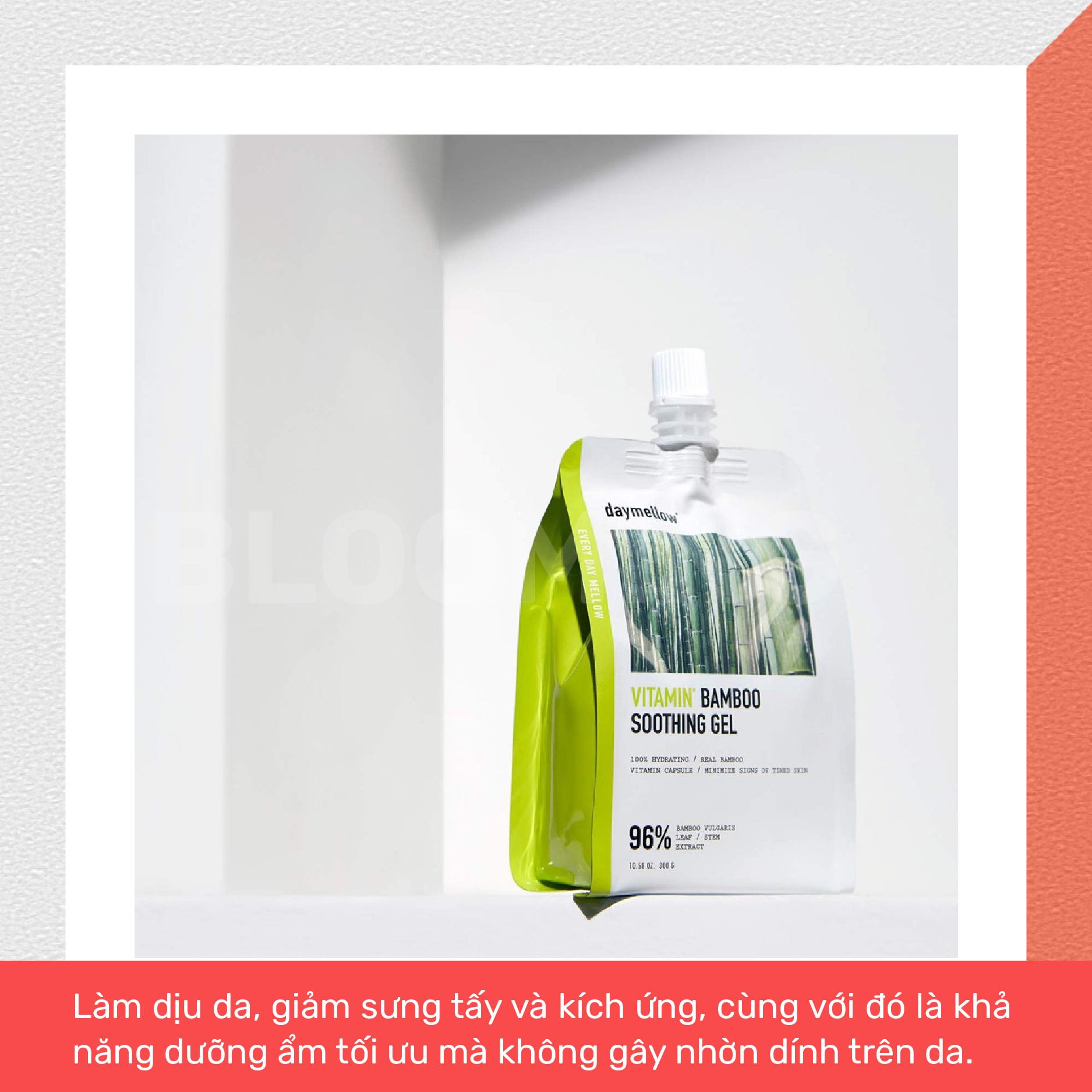 Gel dưỡng làm dịu da giảm kích ứng Chiết Xuất Dịch Tre Daymellow Vitamin Bamboo Soothing 300ml