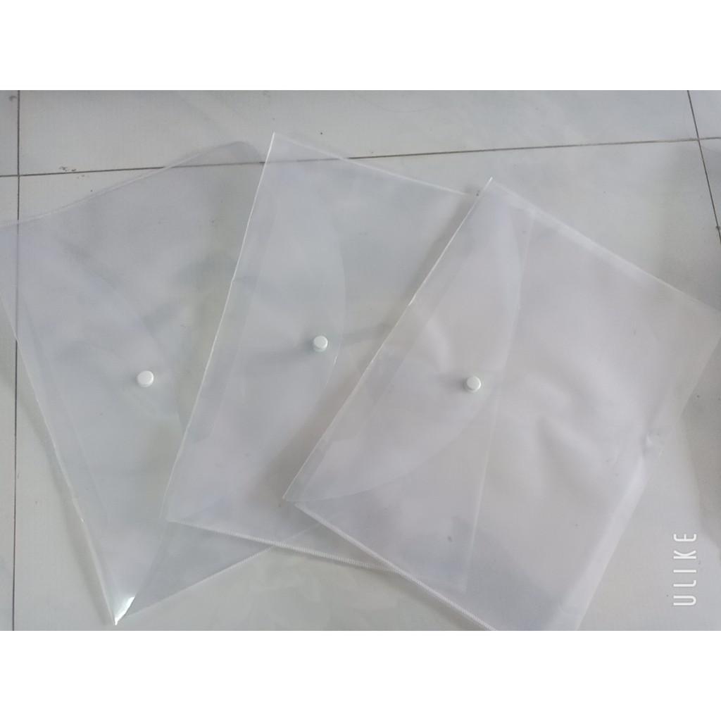 Túi khuy bấm/ file clear bag / file đựng tài liệu/ bìa hồ sơ/ túi my clear