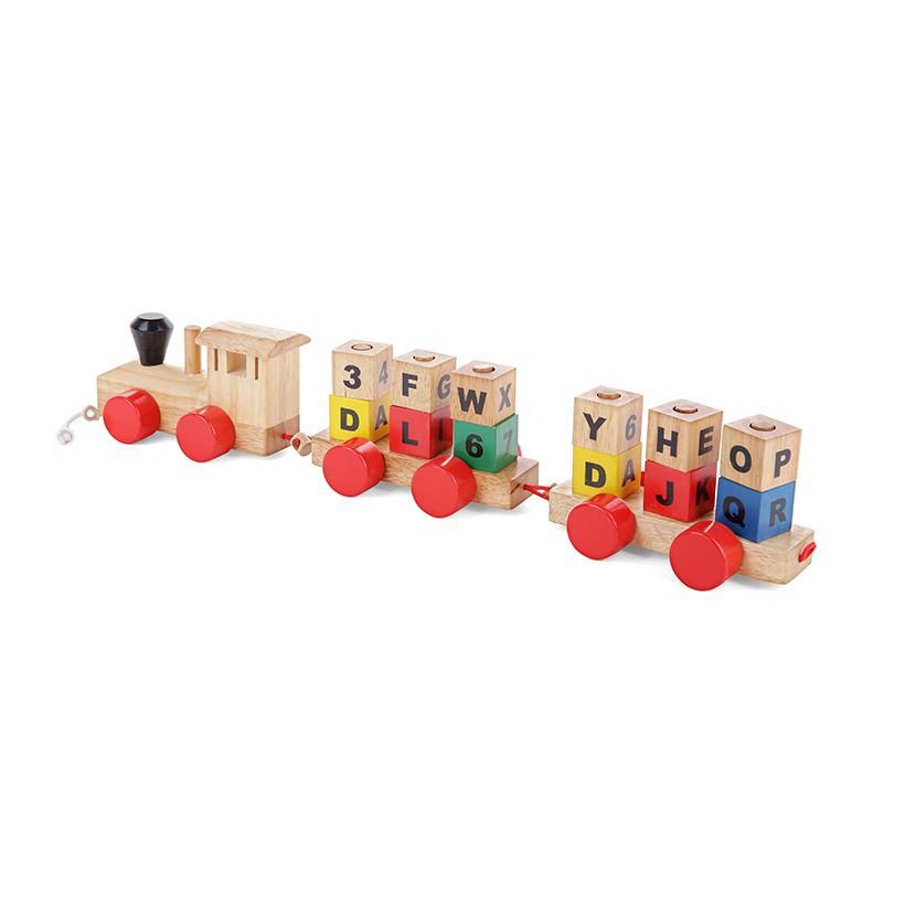 Đồ chơi giáo dục - Tàu hỏa chở chữ và số - FKS-062