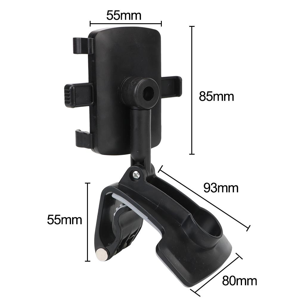 Giá đỡ điện thoại/ GPS 4 -7 inch xoay 360 độ sử dụng tiện lợi cho xe hơi