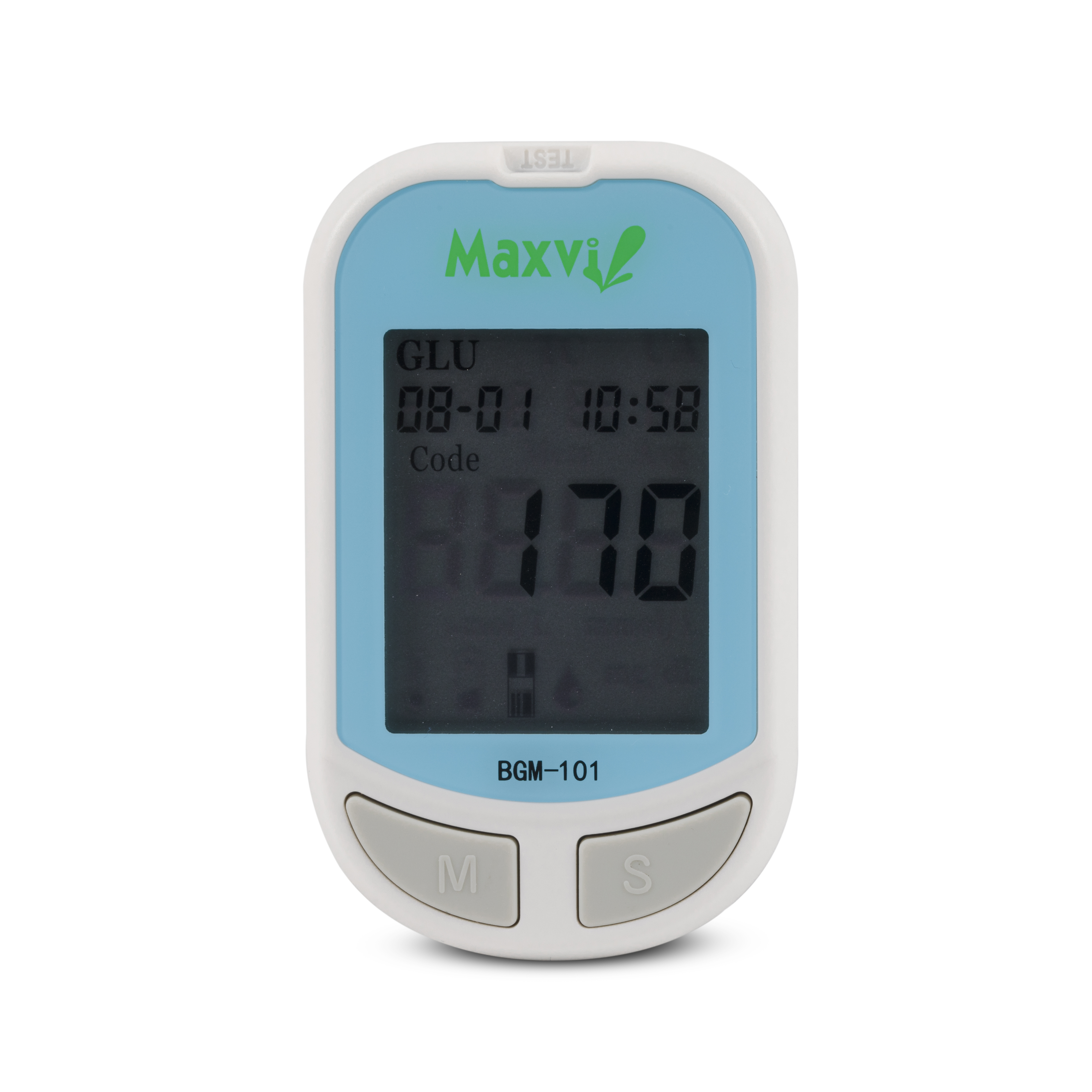 Máy đo đường huyết Maxvi BGM-101 (bộ 25 que/kim )