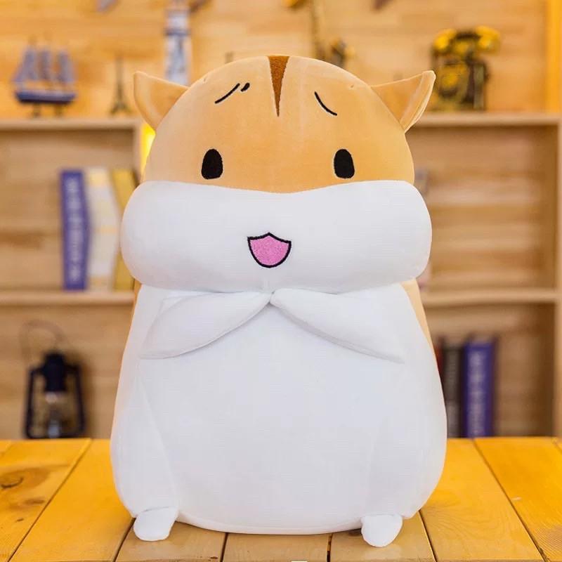 Gấu bông Thú nhồi bông chuột béo Hamster 40cm chất siêu mềm co dãn 4 chiều cho bé