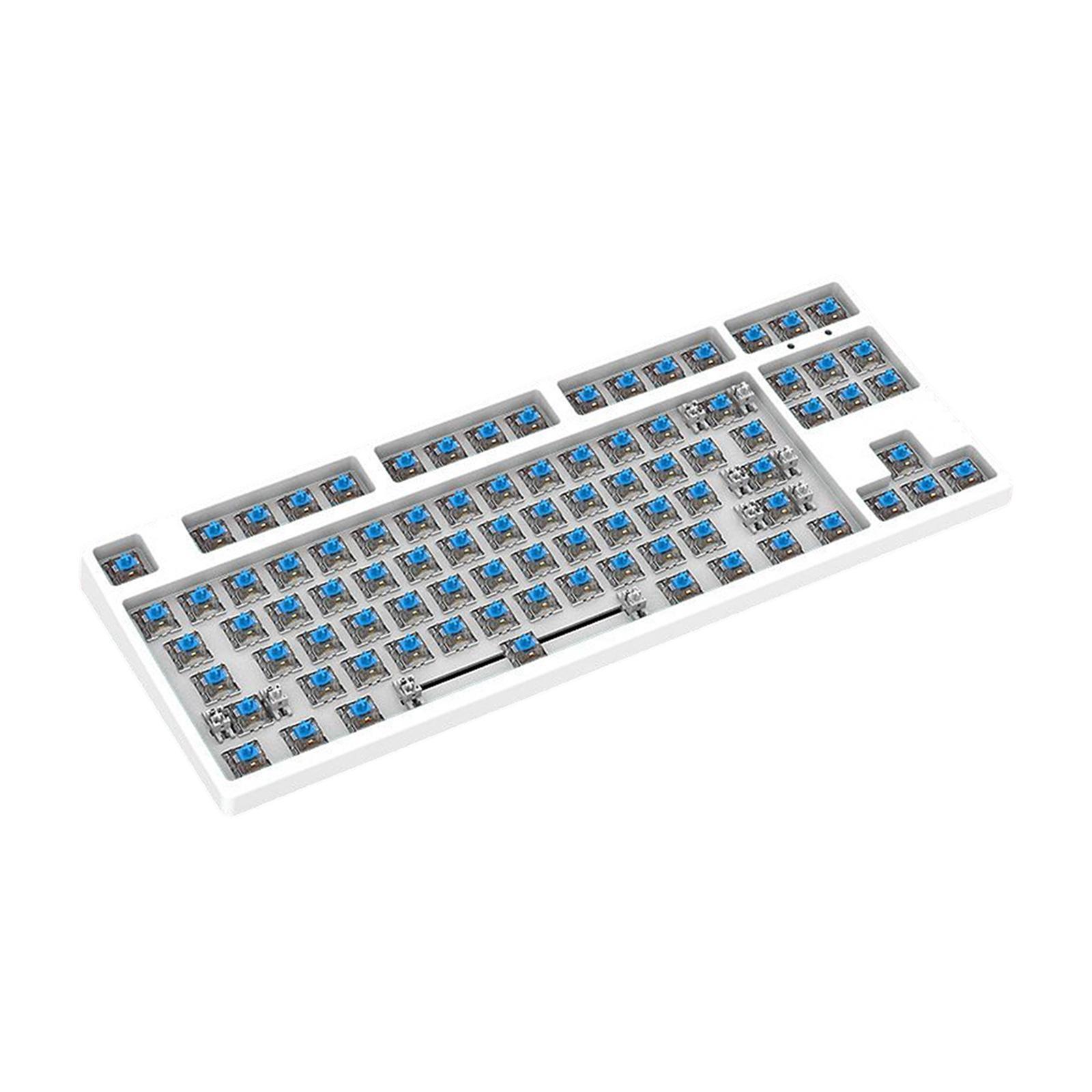 DIY Wired Mechanical Keyboard Kit accessories White