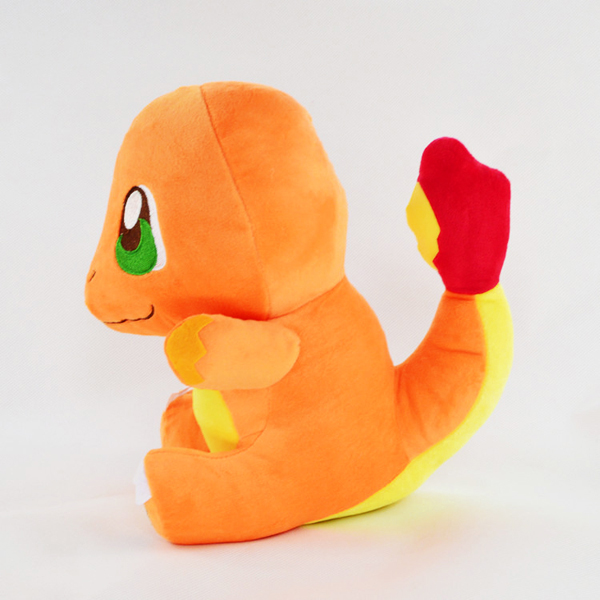 Gấu bông pokemon charmander - Khủng long lửa ngồi (25 cm) gb71 (Màu Cam)