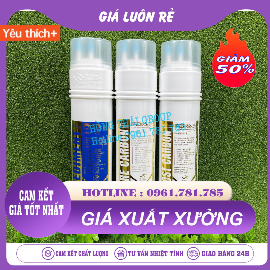 Bộ 3 Lõi Đút Hàn Quốc Kết Nối Chữ U  Hàng Chất Lượng Cao