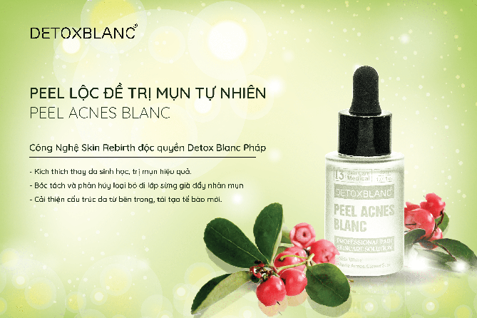 Peel Acnes Blanc Thương Hiệu Detox Blanc (Pháp) – Giúp Ngừa Mụn, Giảm Mụn Và Làm Trắng Da Hiệu Quả 9