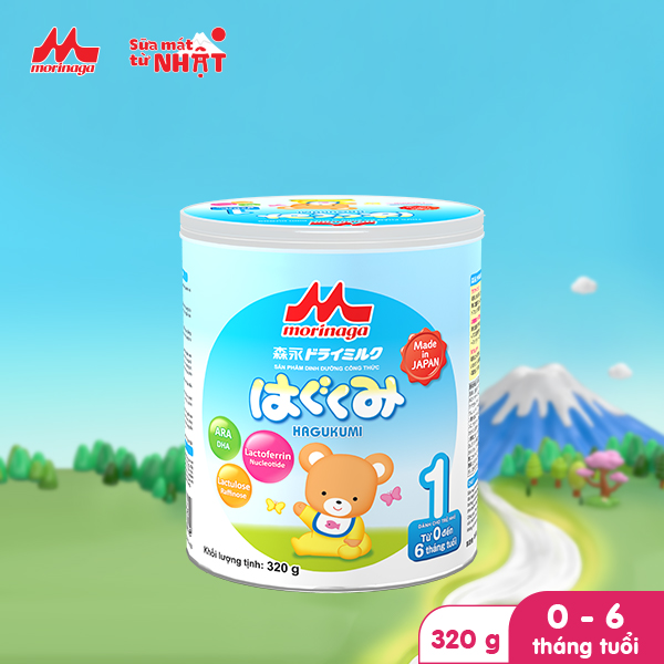 Sữa Morinaga số 1 (Hagukumi) 320g