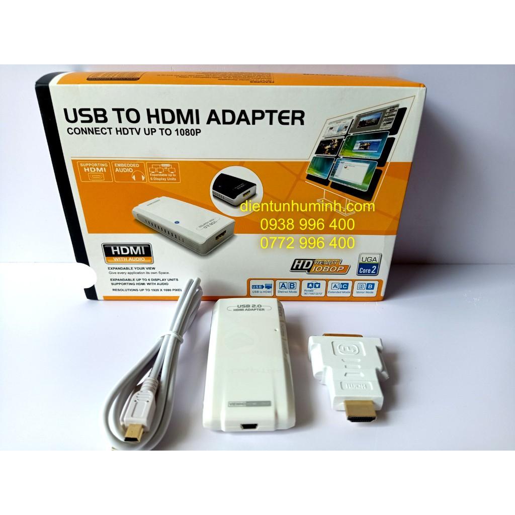 USB TO HDMI - BỘ CHUYỂN USB ra HDMI