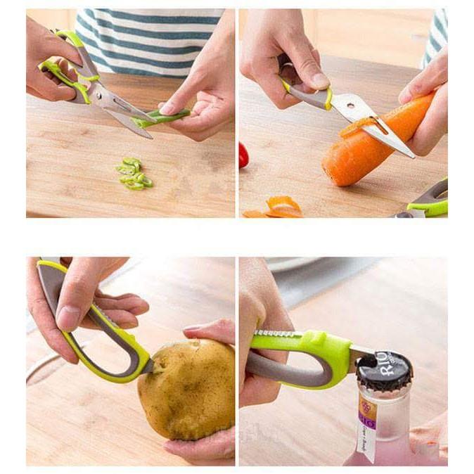 Kéo cắt gà đa năng 6in1