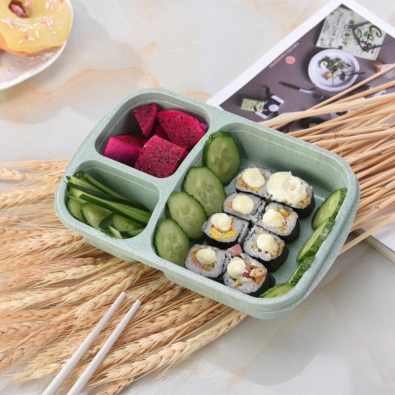 Microwave Bento Lunch Box Picnic Food Fruit Container Storage Box Practical US