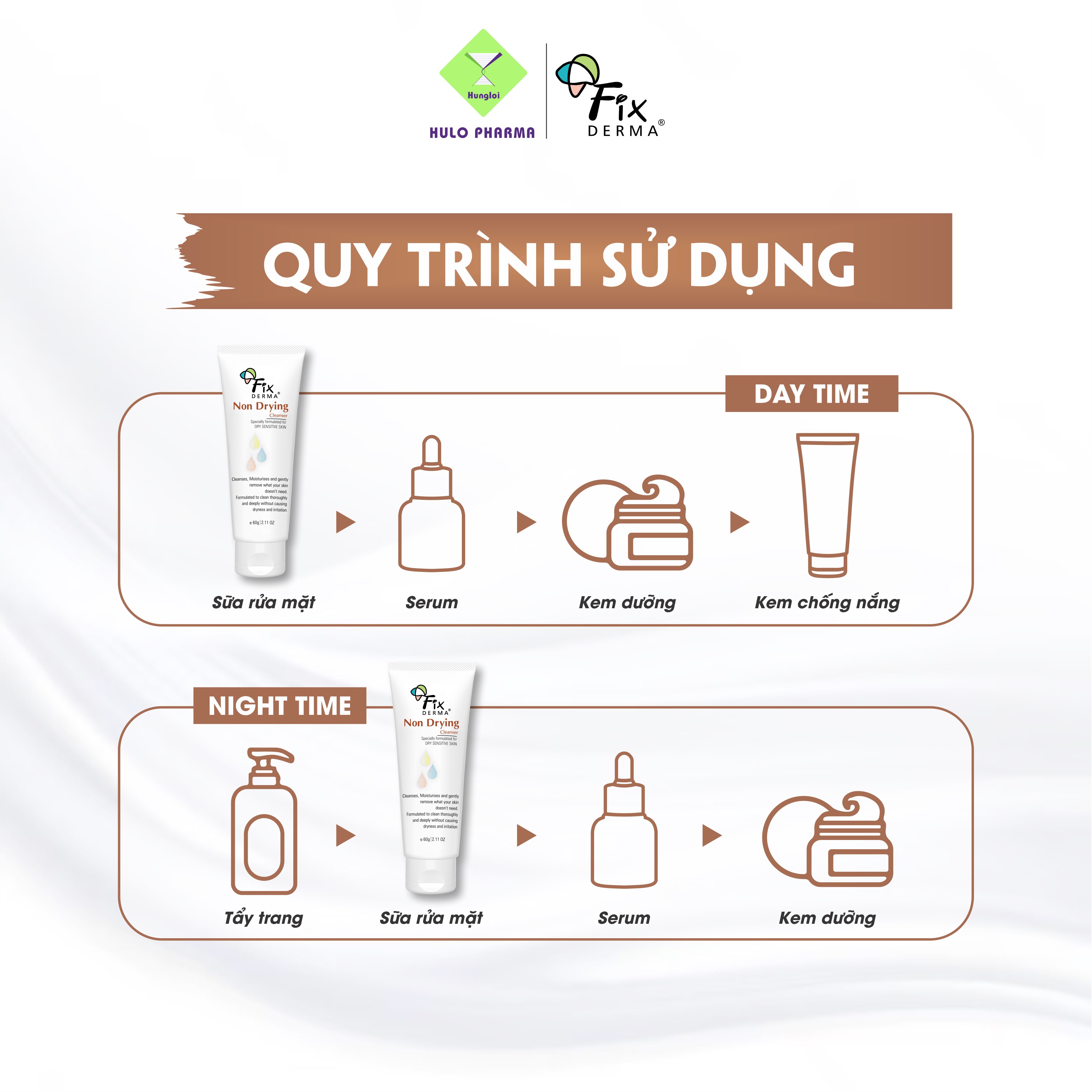 Sữa rửa mặt Fixderma Non Drying Cleanser (60g)