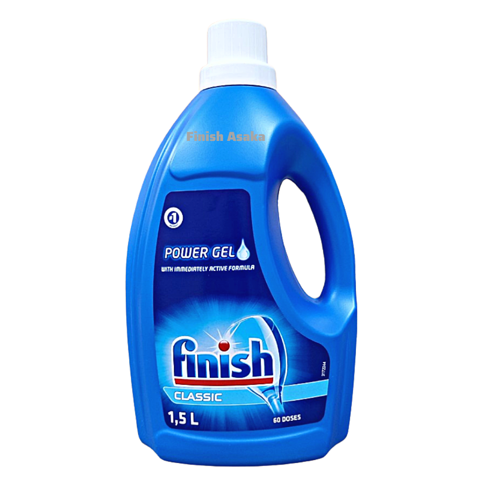 Xà Phòng Rửa Bát Finish Classic Dạng Gel 1.5 lít/ Chai Chuyên Dùng Cho Máy Rửa Bát