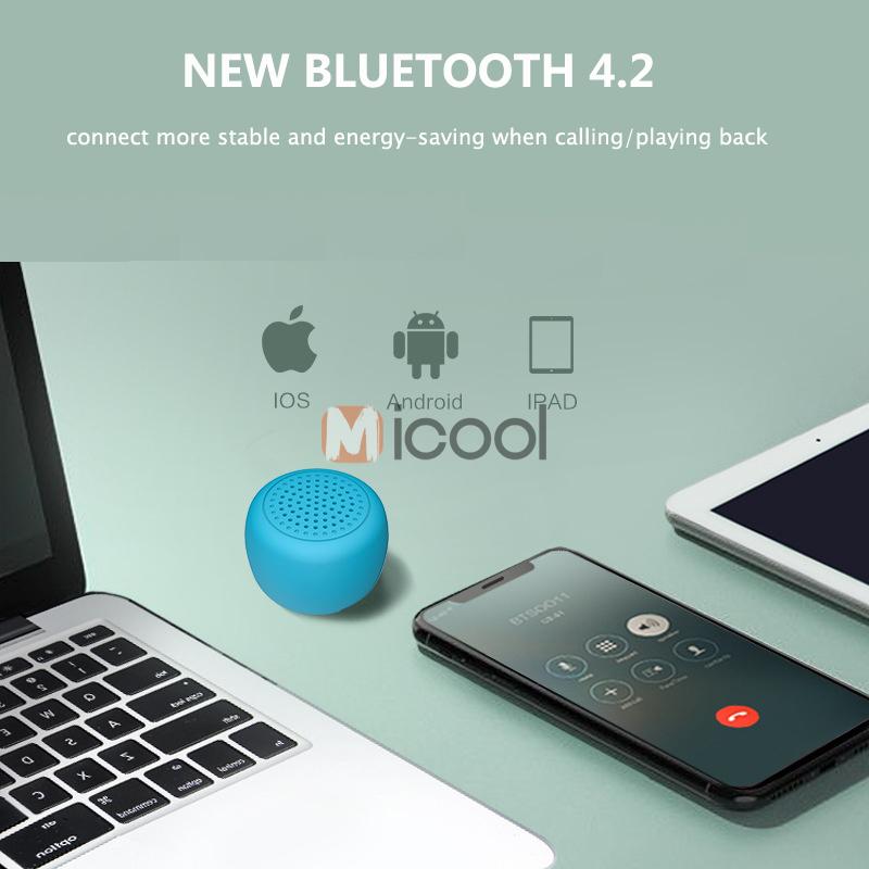 Loa Bluetooth Mini Hộp âm thanh không dây di động Âm thanh dễ thương Máy nghe nhạc MP3 Rảnh tay thực sự Loa xe đạp cho điện thoại di động PC Màu sắc: đen