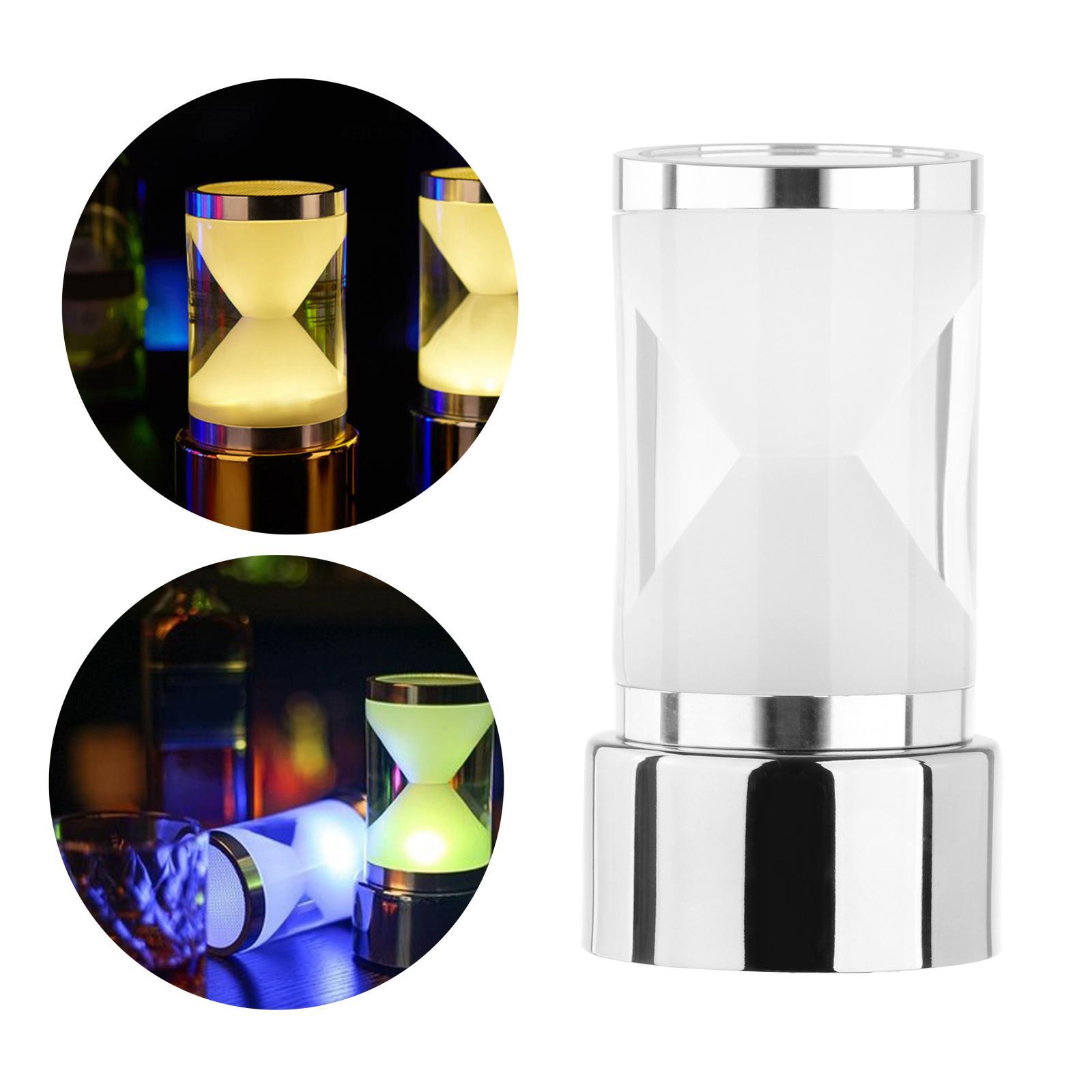 Hourglass Shape LED Table Lamp Rechargeable Bedside Nightlight Sconce Desktop Light Bedrooms Restaurant Bar Pub Club Cafe Decoration