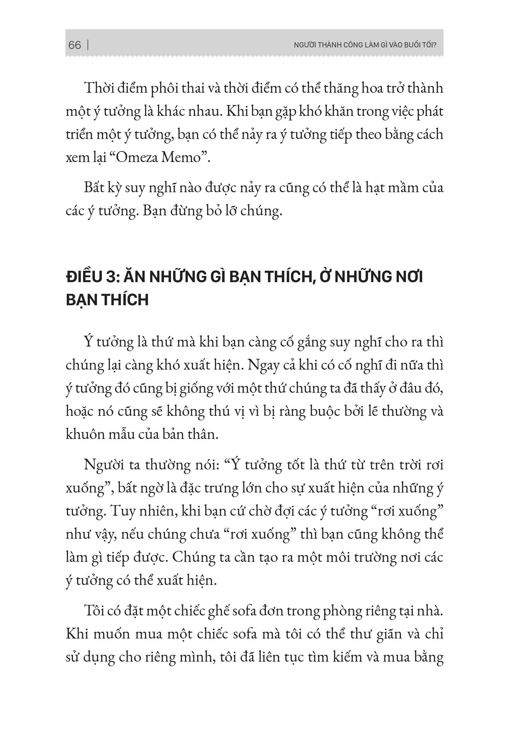 Người Thành Công Làm Gì Vào Buổi Tối?