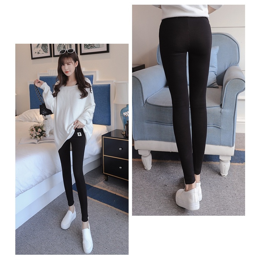 Quần bầu Legging Mèo chất liệu cotton pha thun co giãn tối đa vô cùng mềm mại và êm ái