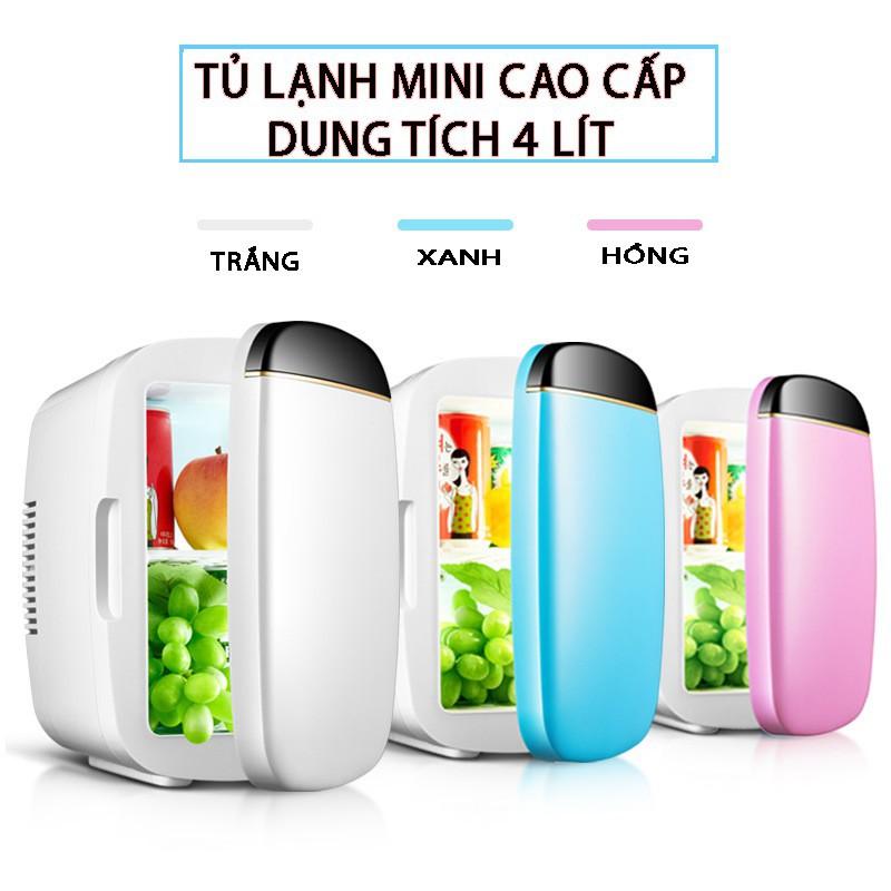 Tủ lạnh, tủ mát mini dùng cả trong nhà, trên oto, xe hơi TẶNG BỘ CHUYỂN ĐỔI NGUỒN