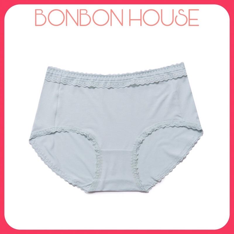 Quần Lót Cotton Mềm Viền Ren Cạp Cao Kháng Khuẩn
