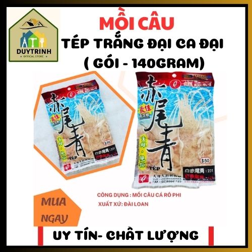 Mồi câu cá - Mồi Đại Ca Đại - Tép Trắng 140G