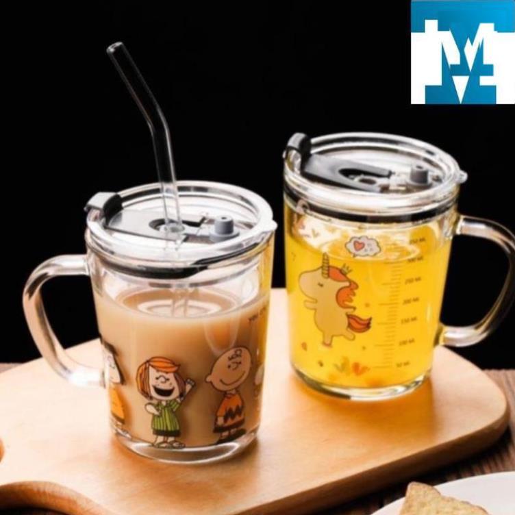 Bình hút chia vạch thủy tinh cao cấp kèm vòi hút 410ml