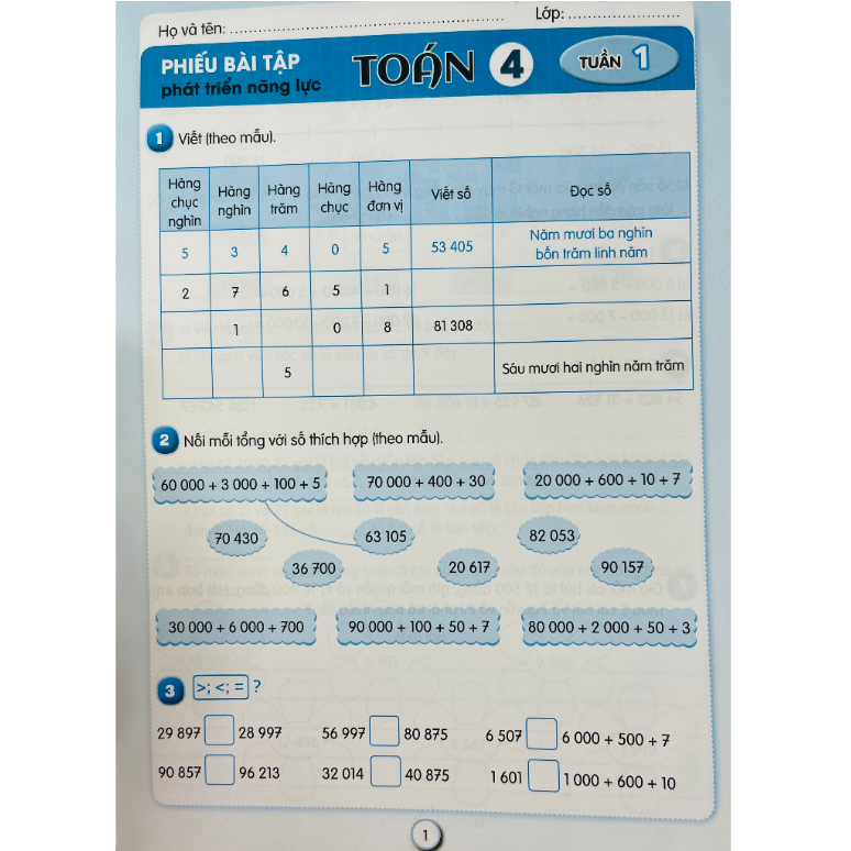 Sách - Phiếu bài tập phát triển năng lực Toán lớp 4 (BT)