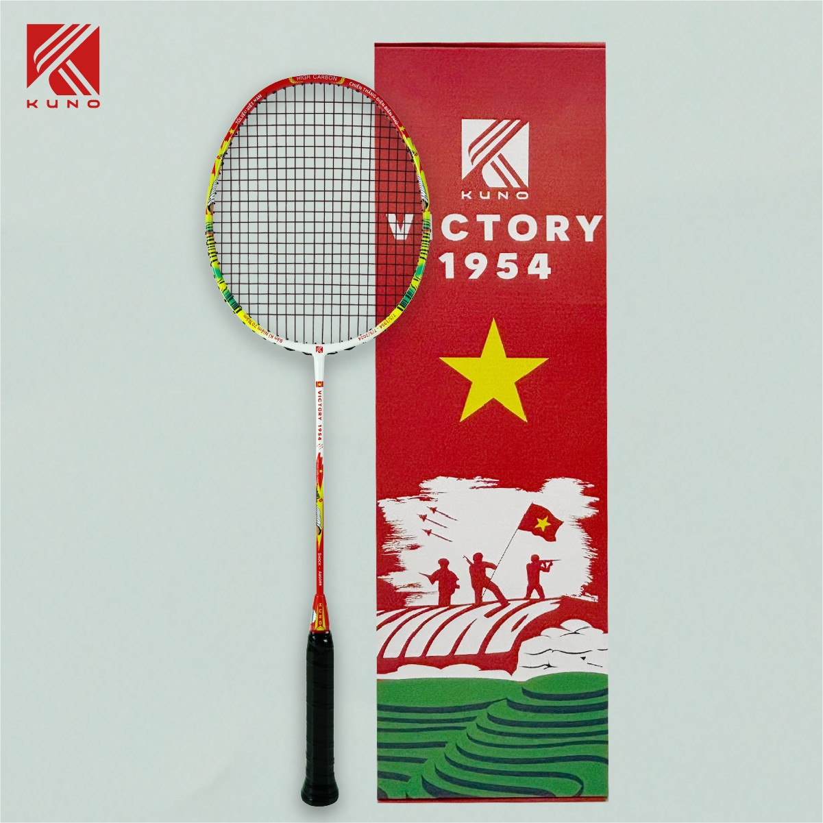 Vợt cầu lông KUNO VICTORY 1954 cây vợt công thủ toàn diện, hướng công, bản thiết kế lịch sử mang nhiều ý nghĩa