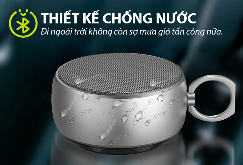 Loa Bluetooth Không Dây - Nghe Nhạc Cầm Tay - Chống nước IPX5 - Âm Thanh Chất Lượng - TWS Hỗ Trợ Cắm Thẻ Nhớ Và USB Hỗ trợ Nhận điện thoại