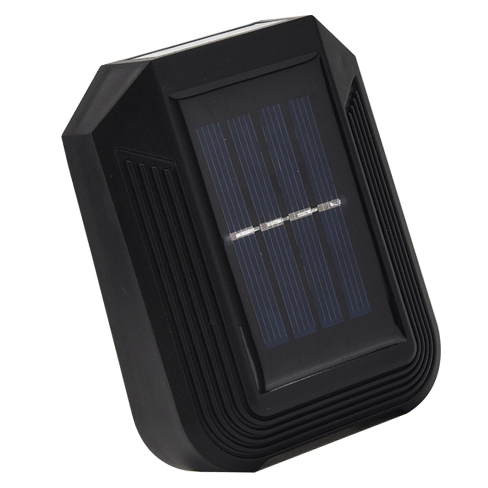 2pcs Solar Powered Wall Mounted 6 LED Light Outdoor Landscape Yard Lamp