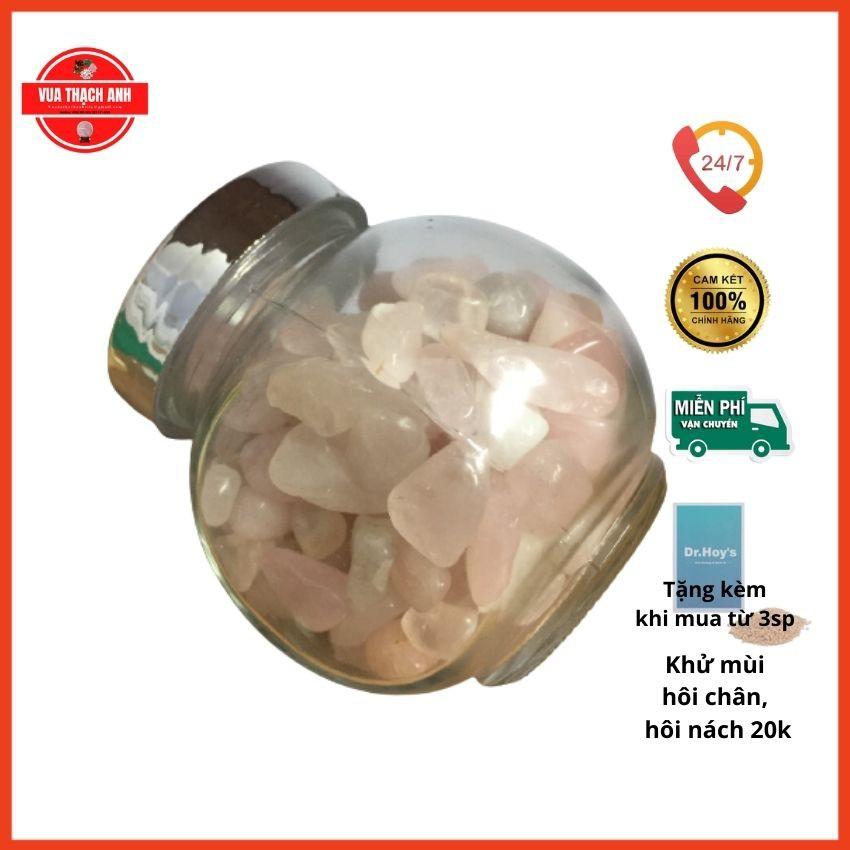Lọ đá hồng phong thủy loại to 600g