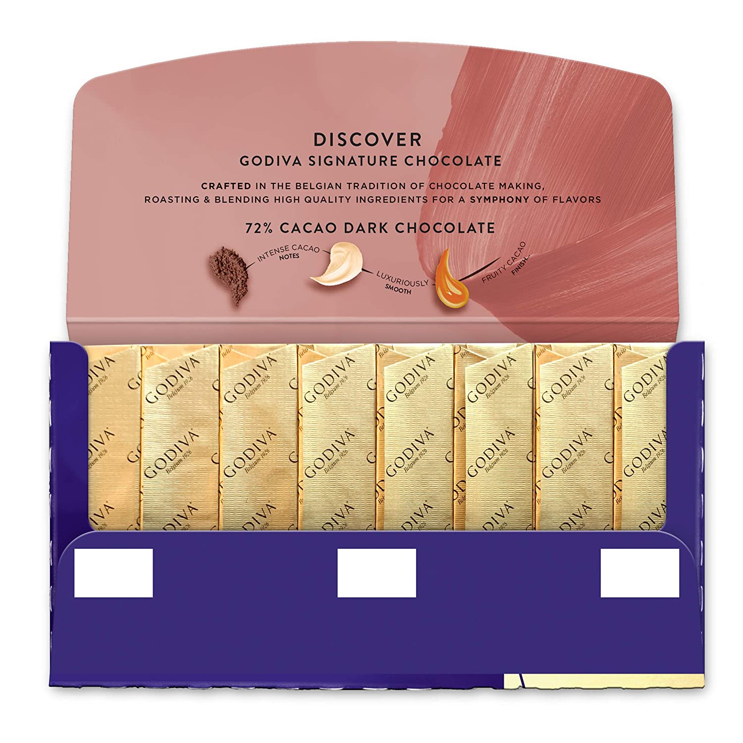 Chocolate Bars ngon nhất thế giới GODIVA Signature : 72% Cacao Dark Chocolate 90g