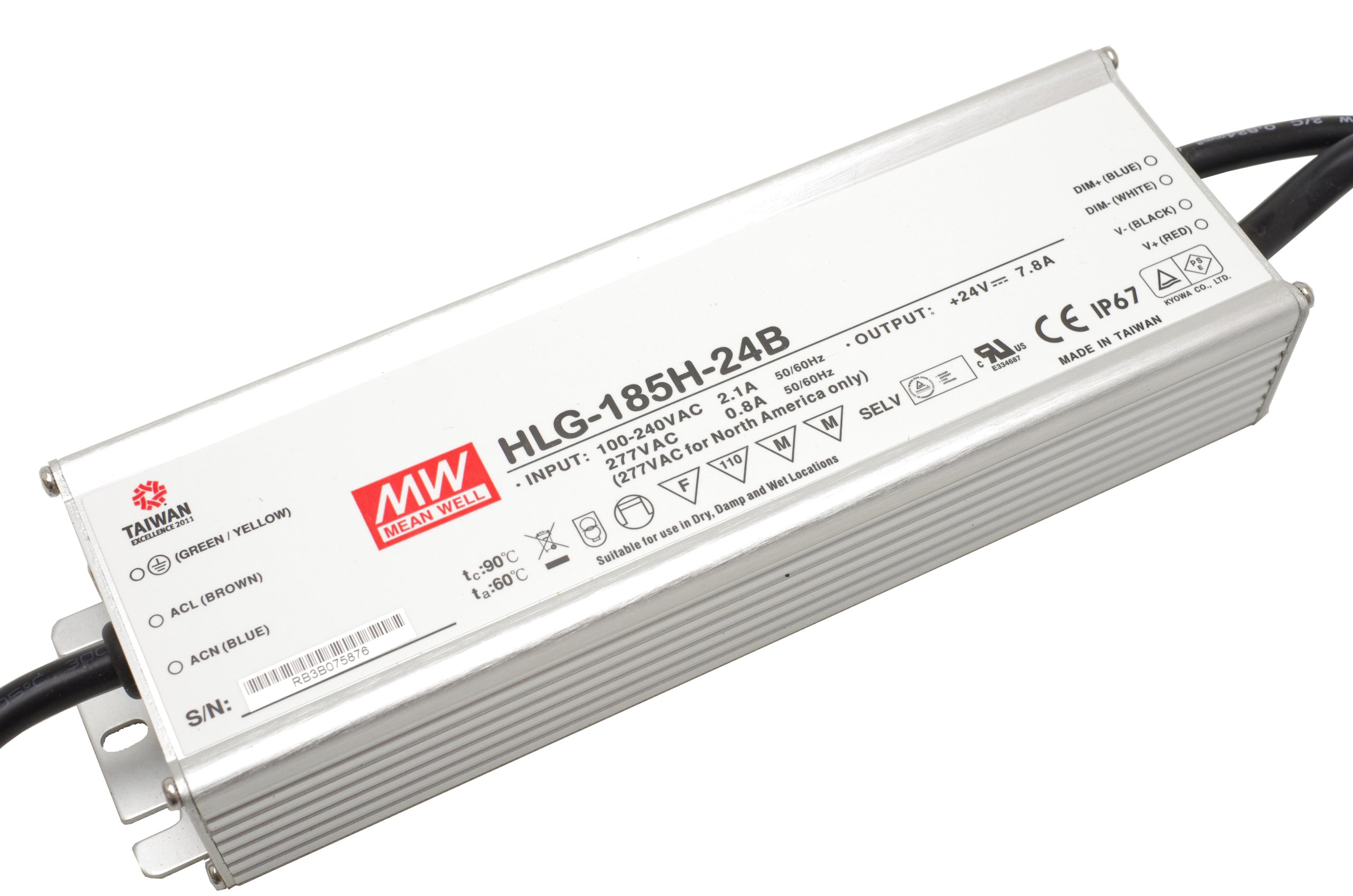 Nguồn Meanwell HLG-185H-24B Hàng nhập khẩu