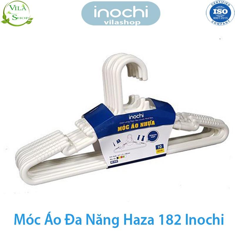 Móc Treo Quần Áo, Móc Quần Áo Đa Năng Hara 182, Bộ Sưu Tập Móc Quần Áo Người Lớn Nhựa Cao Cấp Inochi