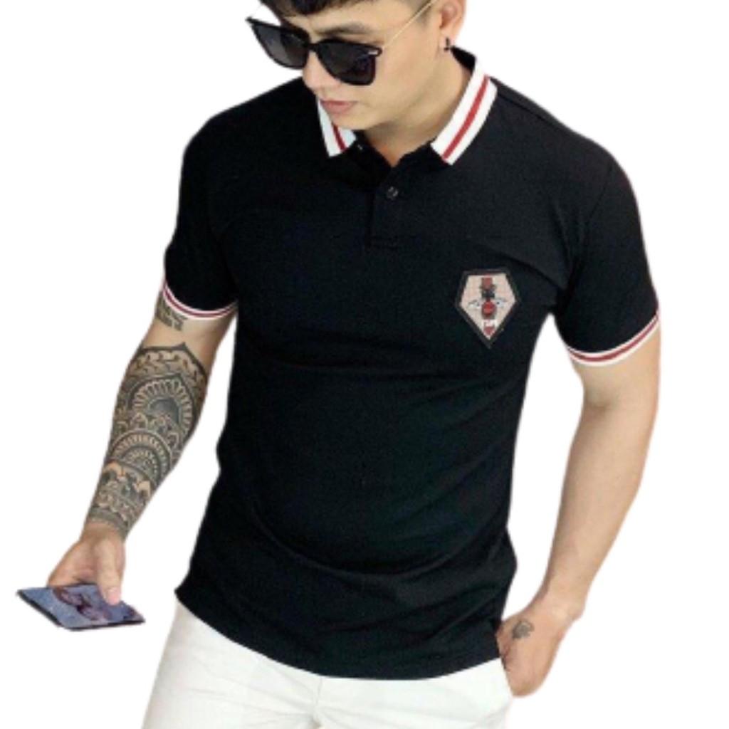 Áo Thun Nam Viền Cổ Và Tay GH03 Thời Trang Top Fashion Shop Chất Liệu Thun Thoáng Mát Thấm Hút Mồ Hôi Tốt