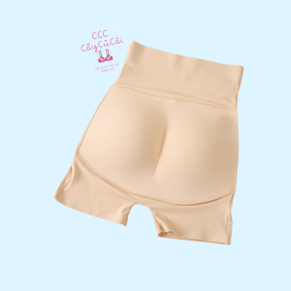 Quần độn mông,quần nâng mông định hình cạp cao gen bụng mặc váy, áo dài chất đúc su cao cấp CCC151