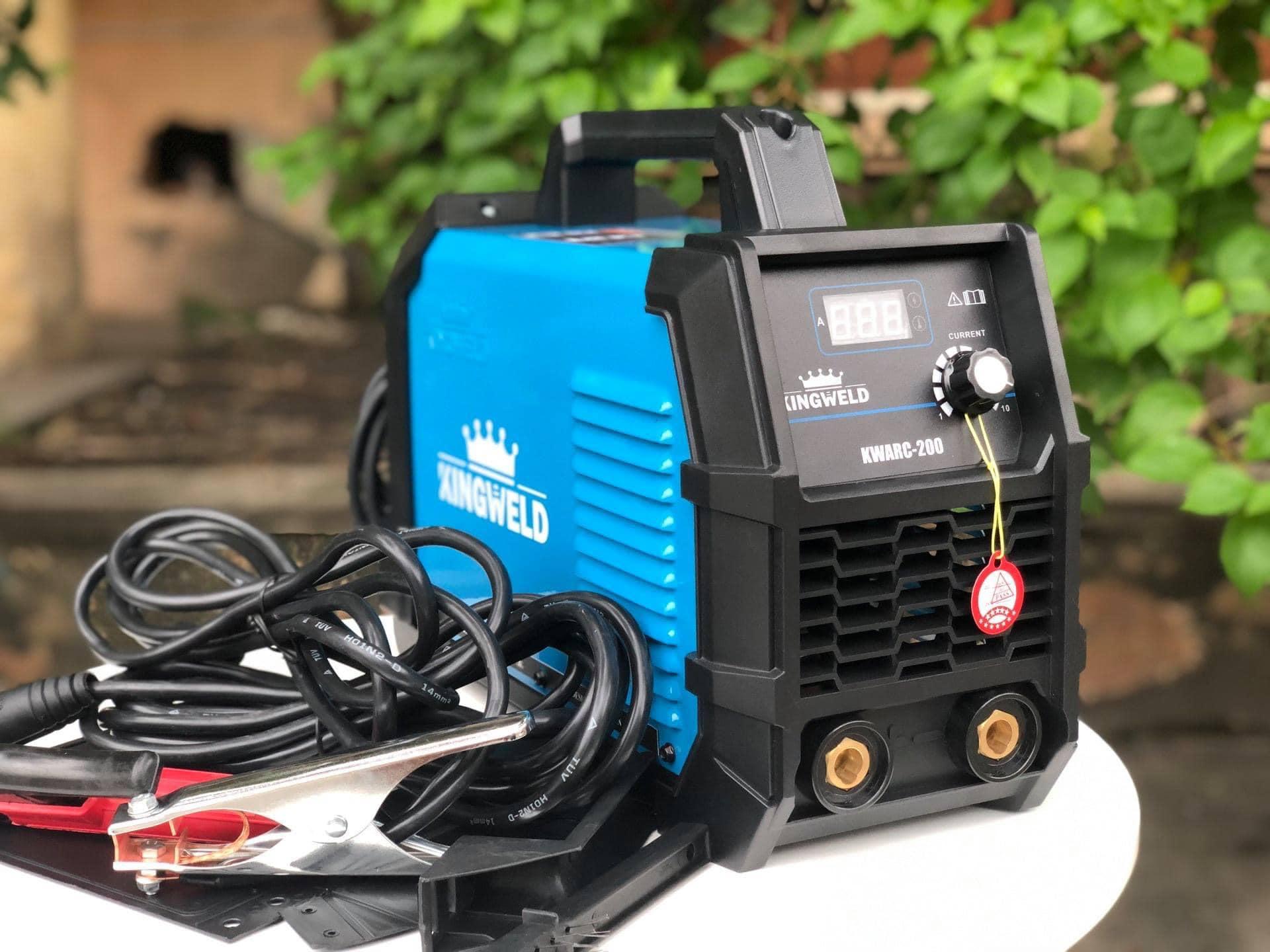 MÁY HÀN QUE ĐIỆN TỬ KINGWELD KWARC-200 - HÀNG CHÍNH HÃNG