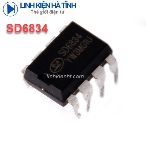 IC NGUỒN SD6834 6834 DIP-8 MỚI CHÍNH HÃNG